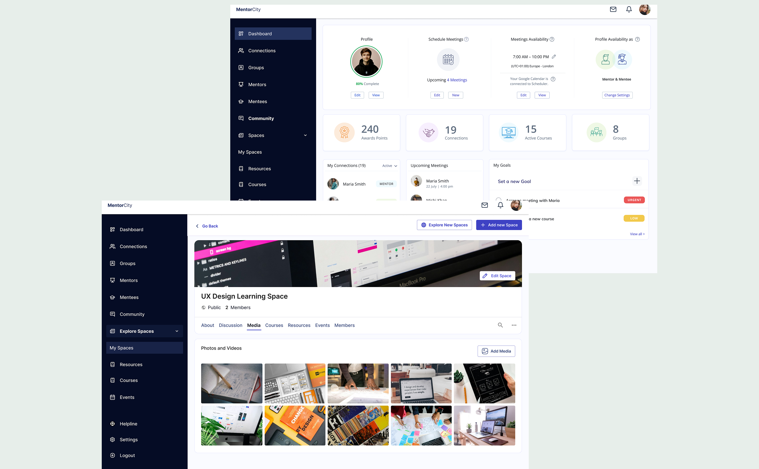 MentorCity — Social learning platform v2