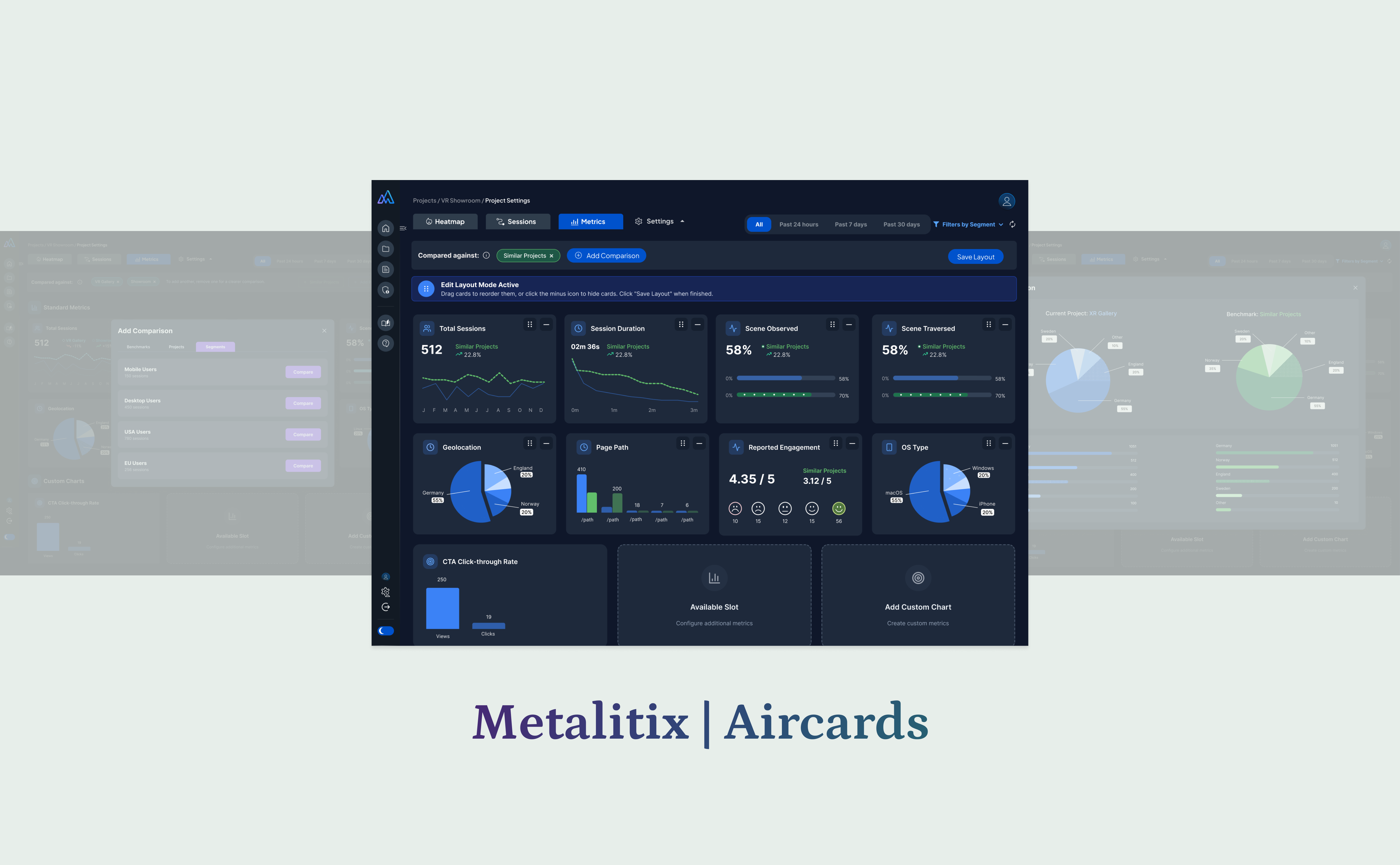 Metalitix · Aircards — Spatial analytics dashboard