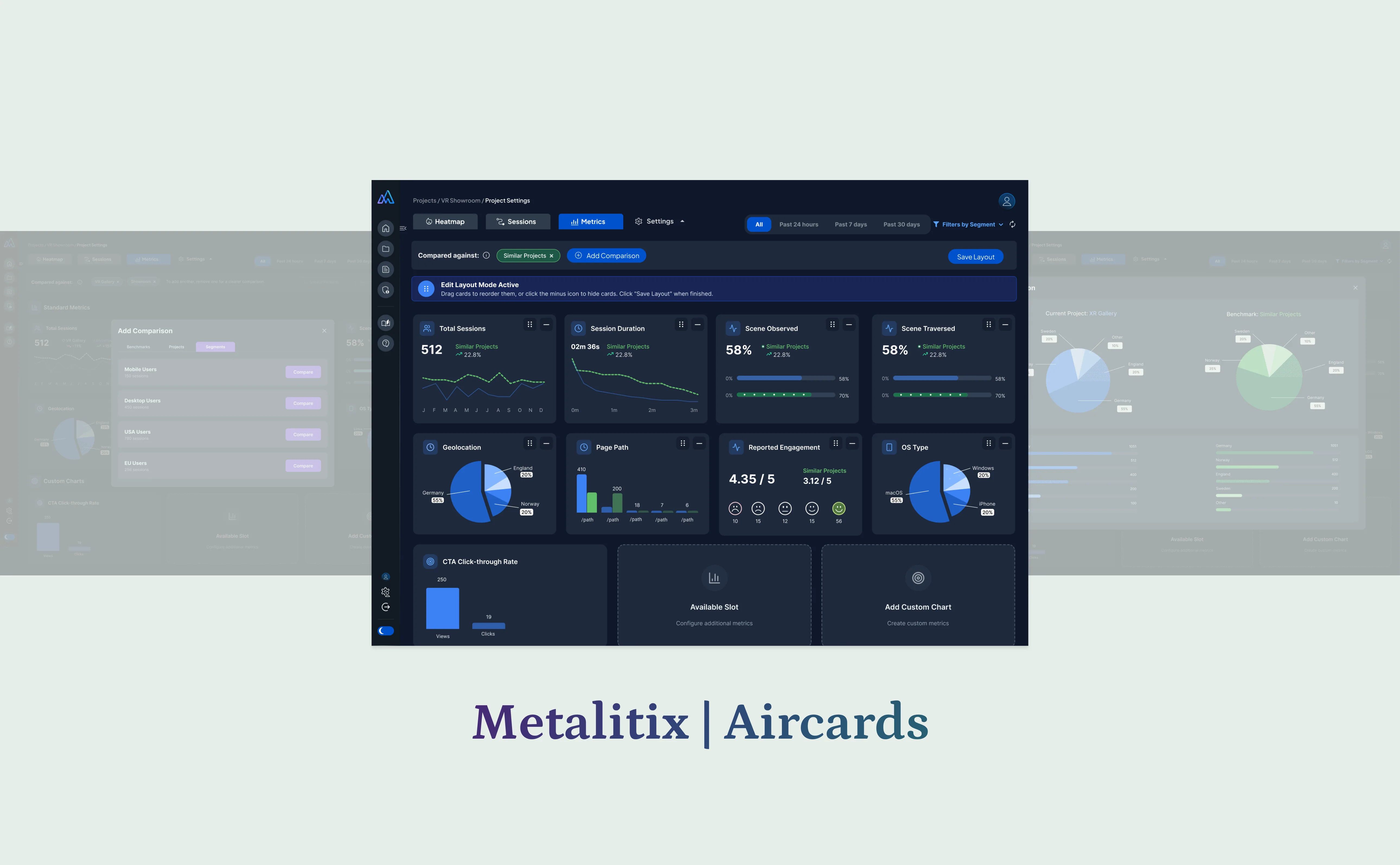 Metalitix · Aircards — Spatial analytics dashboard
